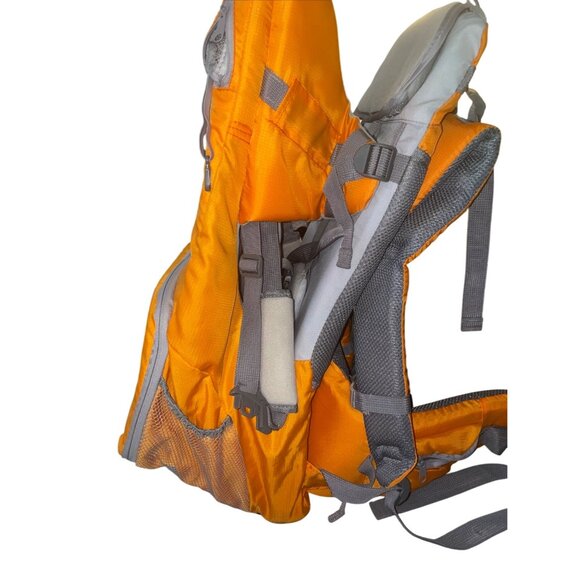 Orange & Gray Child Carrier Backpack With Adjustable Straps & Padded Support For - Picture 4 of 9